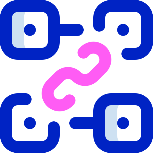 ブロックチェーン Super Basic Orbit Color icon