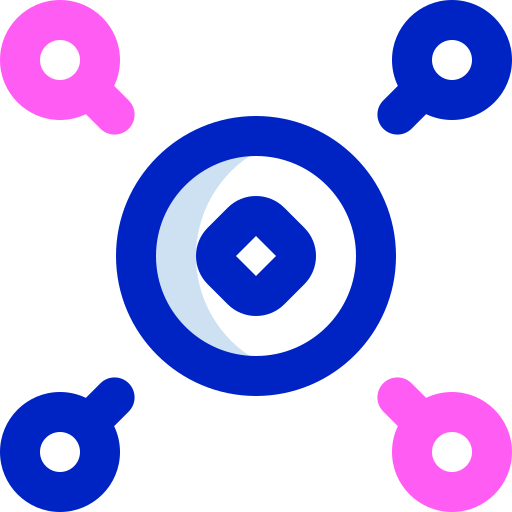 크라우드펀딩 Super Basic Orbit Color icon
