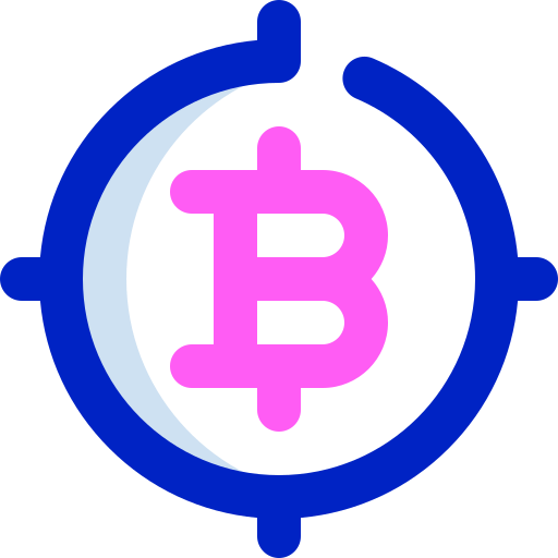 bitcoin Super Basic Orbit Color Ícone