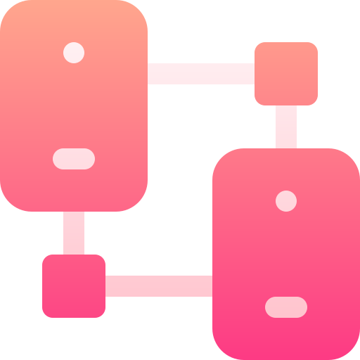 peer-to-peer Basic Gradient Gradient icon