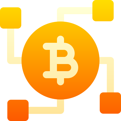 bitcoin Basic Gradient Gradient icona