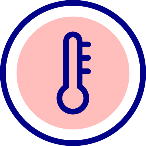 Temperature Detailed Mixed Lineal color icon