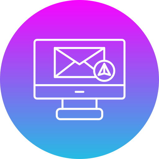 enviar correo Generic Flat Gradient icono