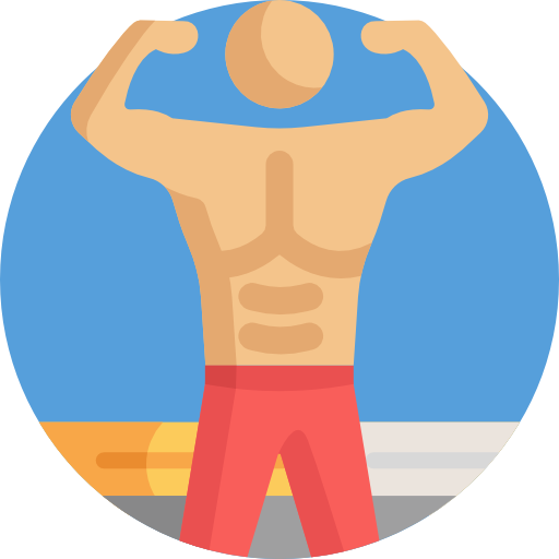 bodybuilding Detailed Flat Circular Flat icon