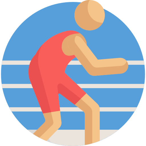 Wrestling Detailed Flat Circular Flat icon