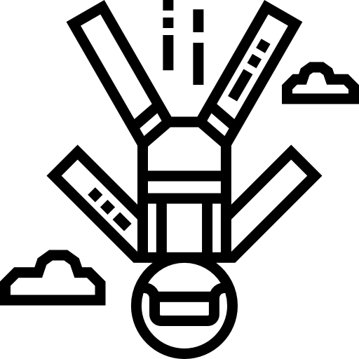 paracadutismo Detailed Straight Lineal icona