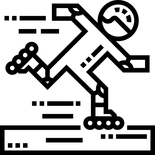 스케이트 Detailed Straight Lineal icon