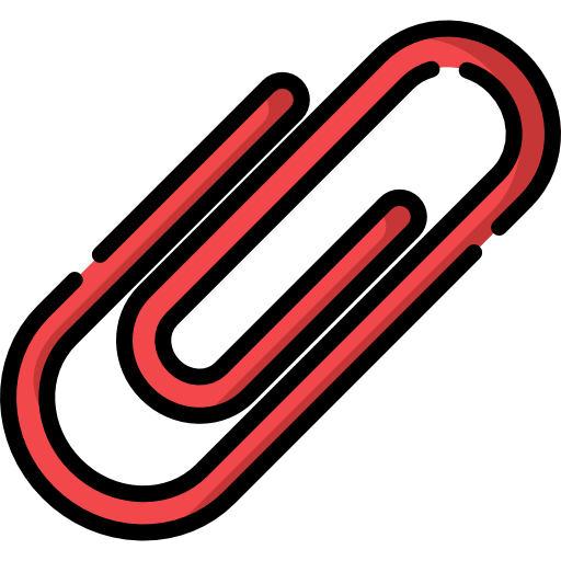 Paper clip Special Lineal color icon