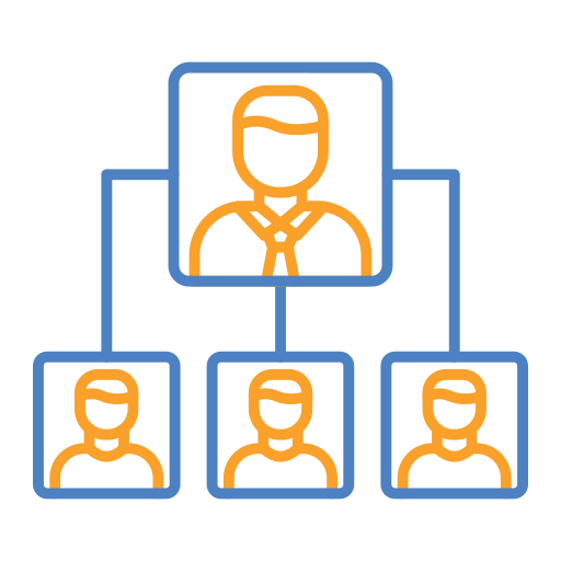Organization structure Generic Outline Color icon