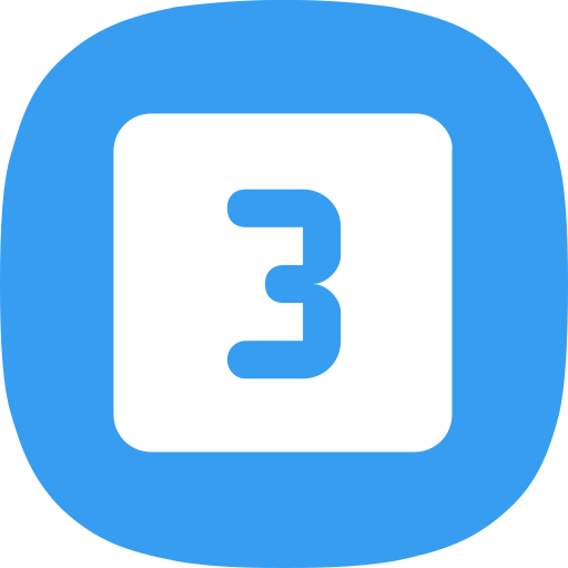 Number 3 Generic Flat icon