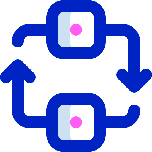 ブロックチェーン Super Basic Orbit Color icon