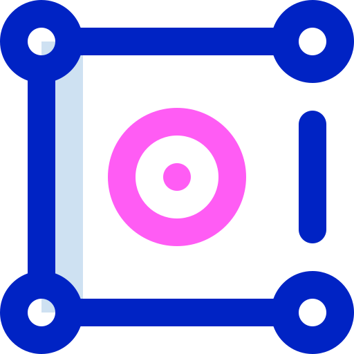 blockchain Super Basic Orbit Color icona