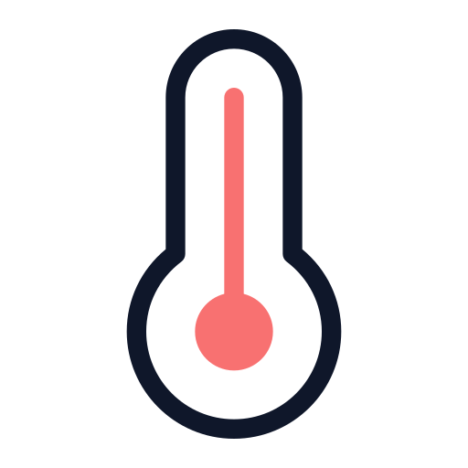 thermometer Generic Outline Color icoon