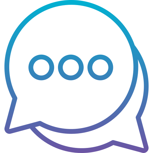 Chat bubble Generic Gradient icon