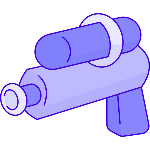 wasserpistole Generic Thin Outline Color icon