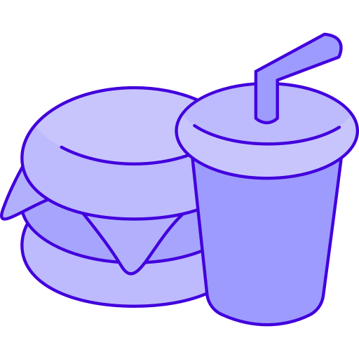 fastfood Generic Thin Outline Color icon