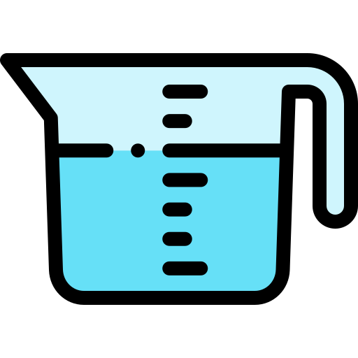 Measuring cup Detailed Rounded Lineal color icon