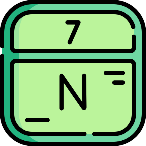 nitrógeno Special Lineal color icono