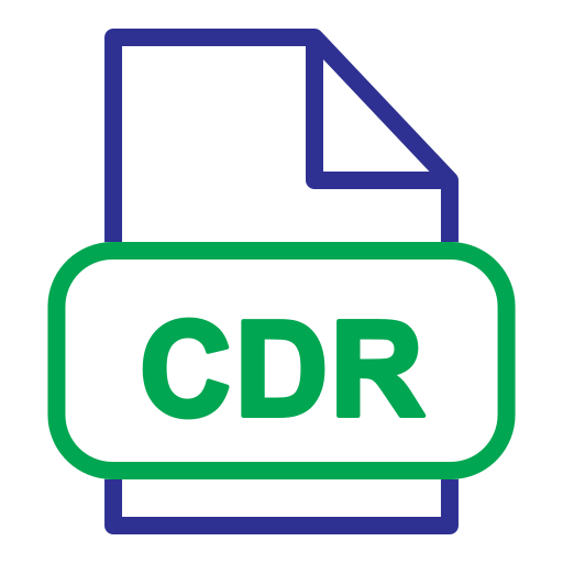 cdr Generic Outline Color icoon