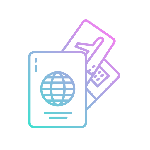 passaporto Generic Gradient icona