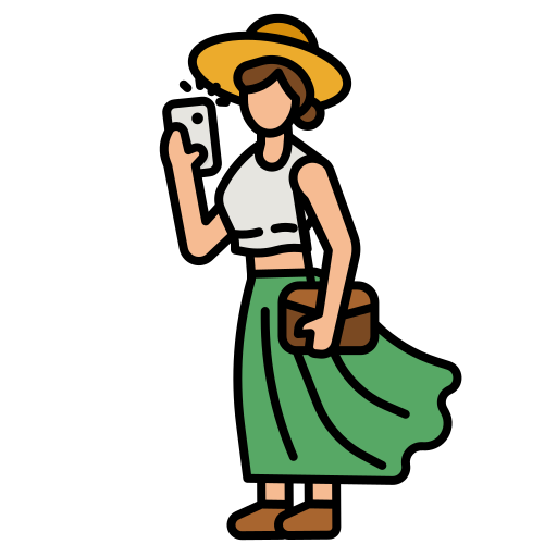 tourist Generic Thin Outline Color icon