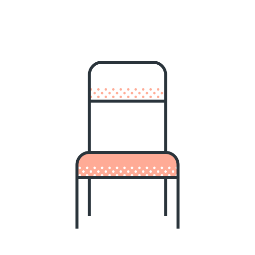 krzesło Generic Fill & Lineal ikona