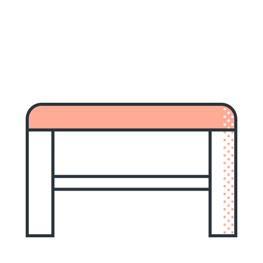 stolik kawowy Generic Fill & Lineal ikona