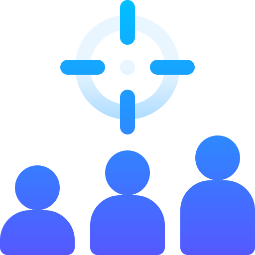 grupo de enfoque Basic Gradient Gradient icono