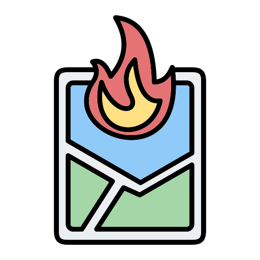 ort des feuers Generic Outline Color icon