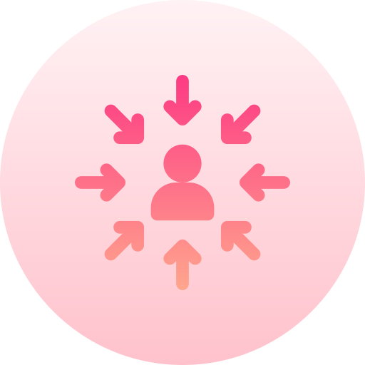 engagement des utilisateurs Basic Gradient Circular Icône
