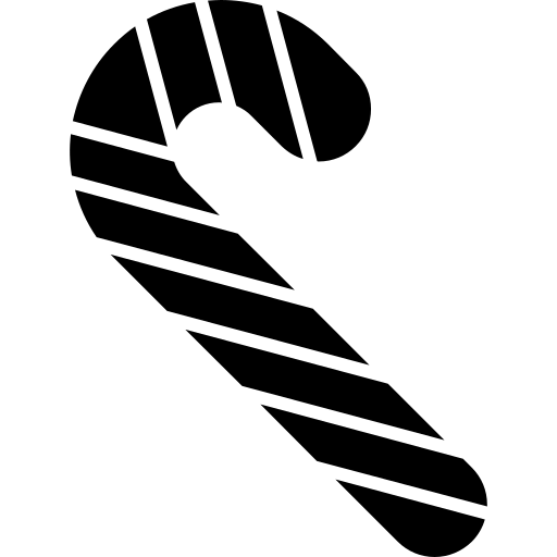 cukierkowa laska Generic Glyph ikona