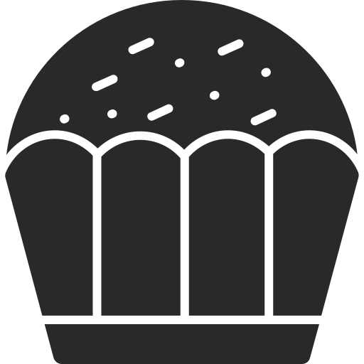 cupcake Generic Glyph icoon