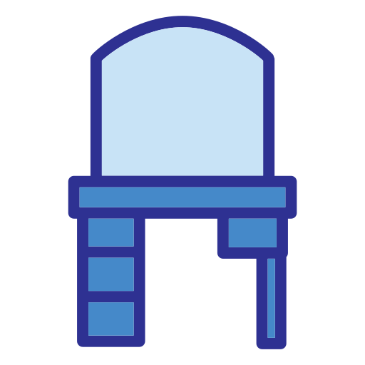 Dressing table Generic Blue icon