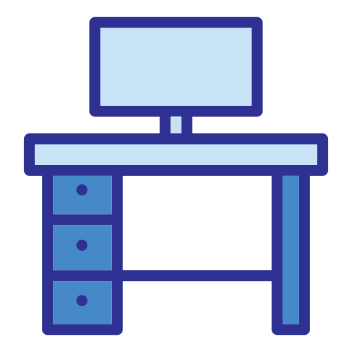 Desk Generic Blue icon