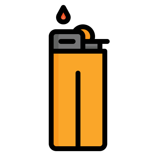 vuur aansteker Generic Outline Color icoon