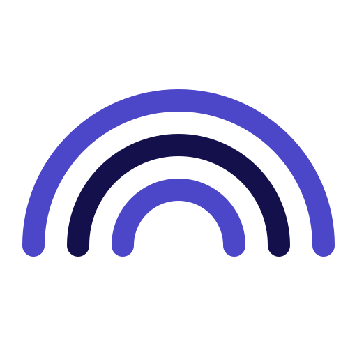 arcoíris Generic Blue icono
