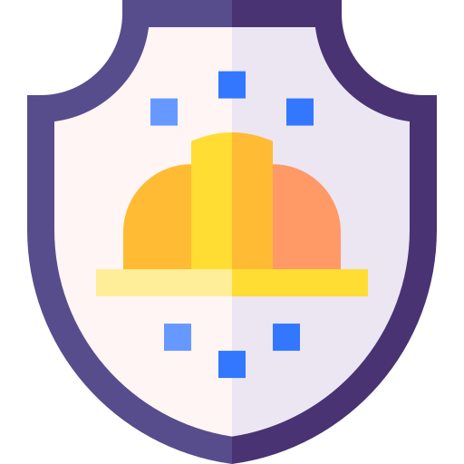 escudo Basic Straight Flat icono
