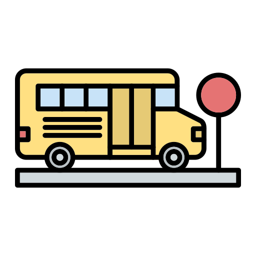 Bus stop Generic Outline Color icon
