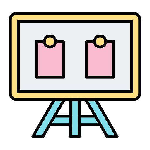 tablica korkowa Generic Outline Color ikona