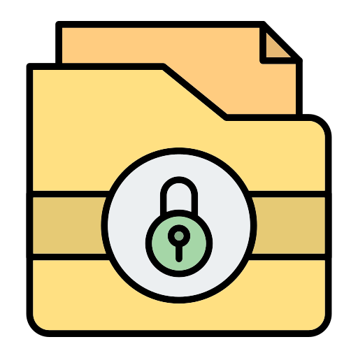Confidential Generic Outline Color icon