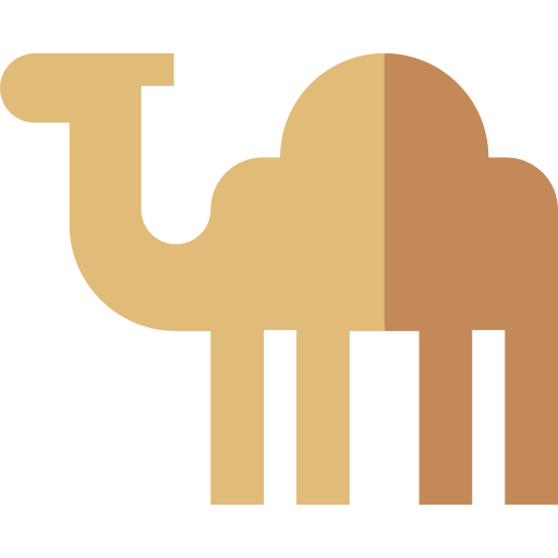 Camel Basic Straight Flat icon