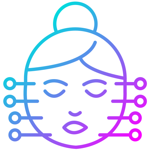 masaje facial Generic Gradient icono