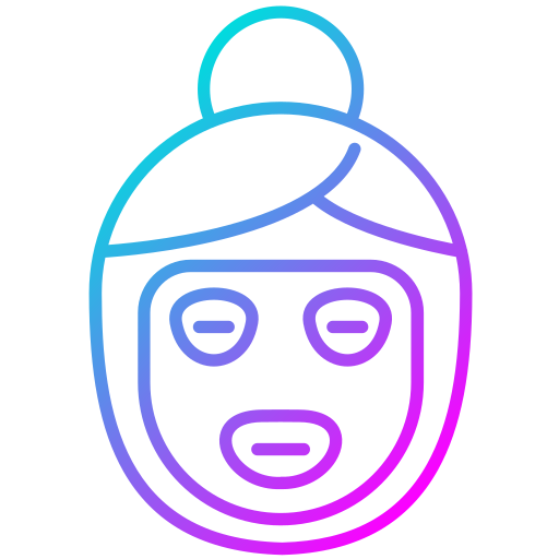 máscara facial Generic Gradient icono