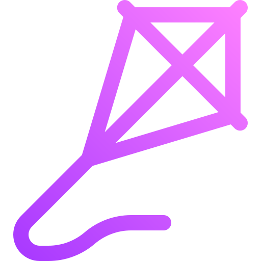 Kite Basic Gradient Lineal color icon