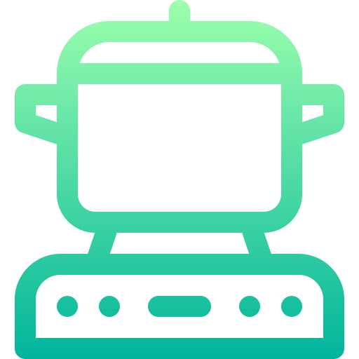 요리 Basic Gradient Lineal color icon