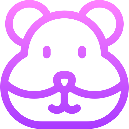 Hamster Basic Gradient Lineal color icon