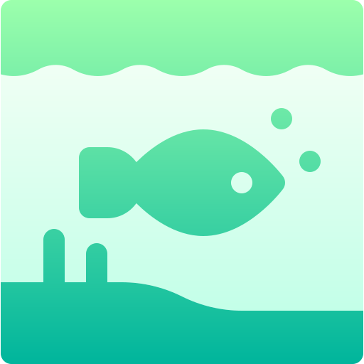 aquarium Basic Gradient Gradient icon