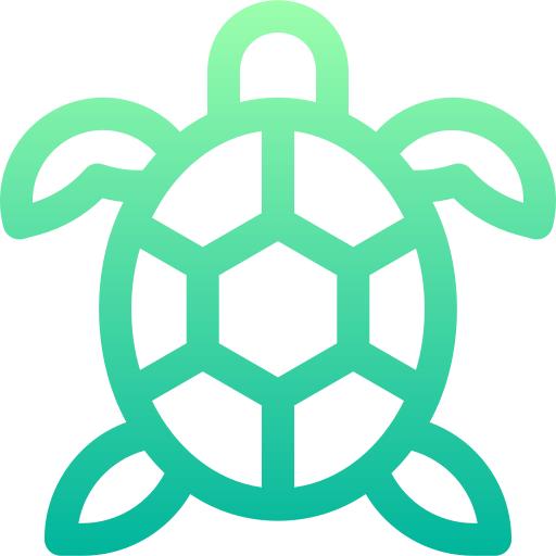 Turtle Basic Gradient Lineal color icon