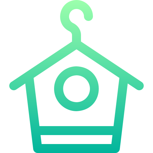 Bird house Basic Gradient Lineal color icon