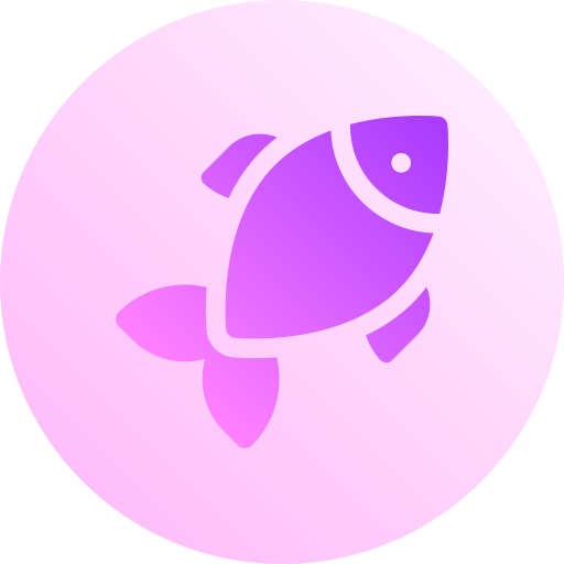 Рыбы Basic Gradient Circular иконка